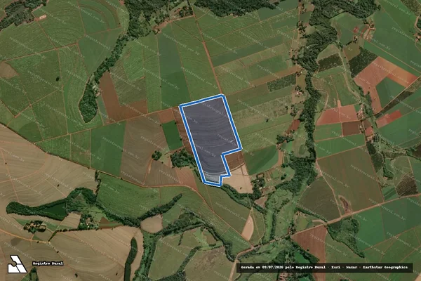 Imagem de satélite de Sitio São José da Boa Vista - Sitio São José da Boa Vista em Leme - SP
