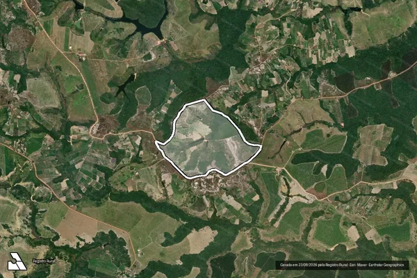 Imagem de satélite de FAZENDA TROPICAL - Parte 1 em Jaguaripe - BA