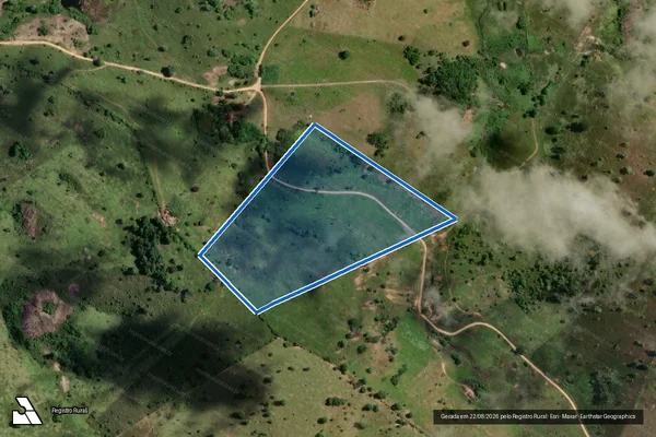 Imagem de satélite de FAZENDA VISTA ALEGRE - Parcela 1 em Itanhém - BA