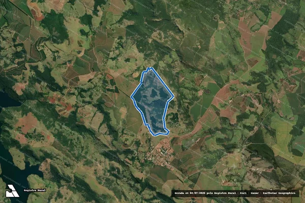Imagem de satélite de FAZENDA LAGOA - Parte 2 em Timburi - SP