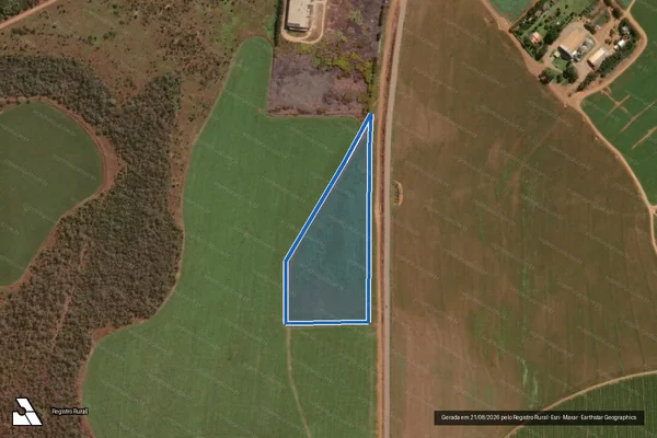 Imagem de satélite de FAZENDA SANTA MÔNICA - GLEBA 02 em Cristalina - GO