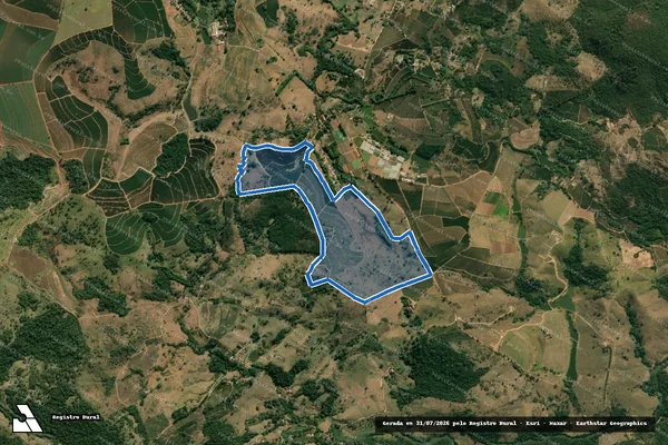 Imagem de satélite de Fazenda Santa Tereza em Espírito Santo do Pinhal - SP