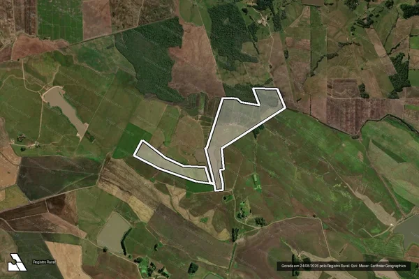 Imagem de satélite de Fazenda do Sítio em Formigueiro - RS