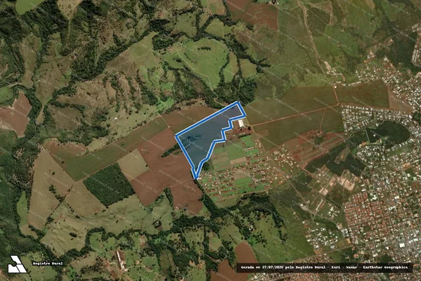 Imagem de satélite de FAZENDA FLORES, L.D. CEDRO - em Mineiros - GO