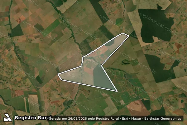 Imagem de satélite de FAZENDA RANCHO 6 R - Parte 2 em Teodoro Sampaio - SP
