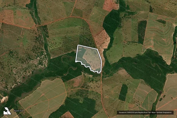 Imagem de satélite de FAZENDA SANTO EXPEDITO - GLEBA "B3"   - GLEBA "B3" em Nova Andradina - MS