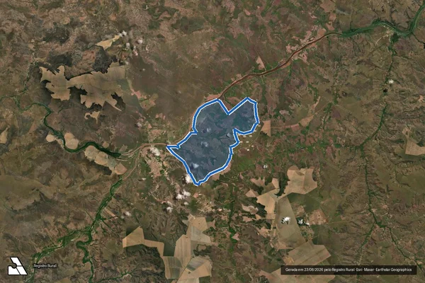 Imagem de satélite de FAZENDA BOM FIM - PARTE 1 em Uruçuí - PI
