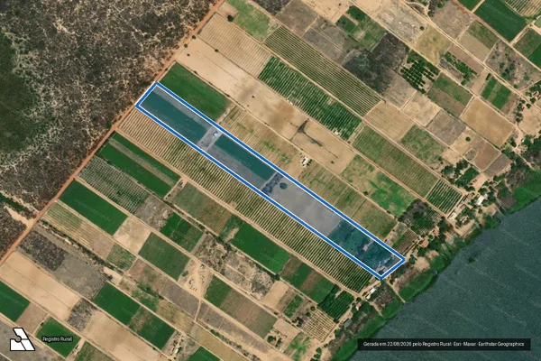 Imagem de satélite de Lote 21 ? Projeto de Assentamento São José do Vale - Lote 21 em Petrolina - PE