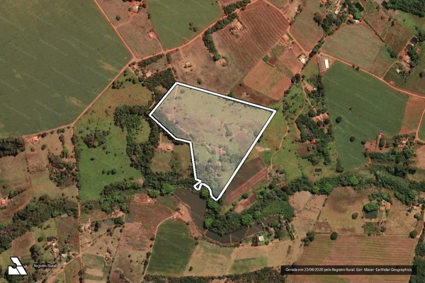 Imagem de satélite de FAZENTA SANTA RITA DO SALTINHO - Parte 1 em Vianópolis - GO