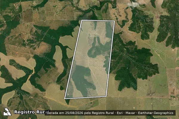 Imagem de satélite de FAZENDA PLANALTO - 001 em Açailândia - MA