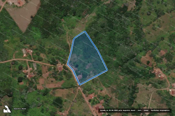 Imagem de satélite de SITIO CACHOEIRA PEDRA DAGUA - Parte 1 em Massaranduba - PB