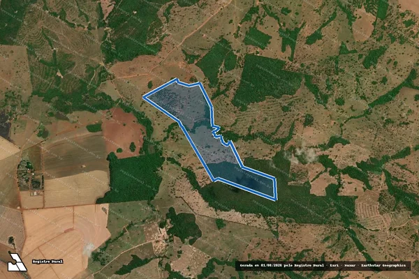 Imagem de satélite de FAZENDA ESPERANÇA - 001 em Morrinhos - GO