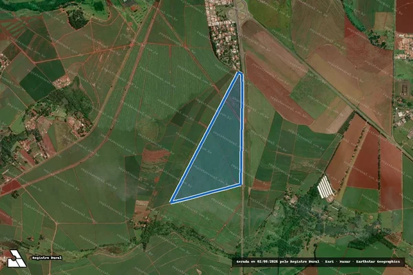 Imagem de satélite de Fazenda Santa Izabel da Serraria em Jaú - SP