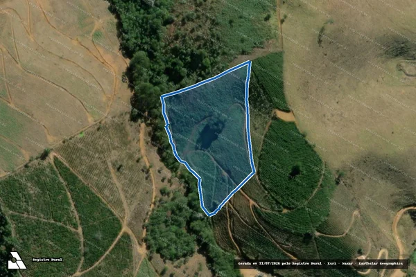 Imagem de satélite de CÓRREGO DO MARCIAL  - Parte 1 em Piedade de Caratinga - MG