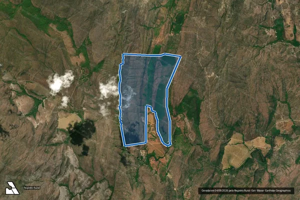 Imagem de satélite de FAZENDA ESCORREGA - 001 em Teresina de Goiás - GO