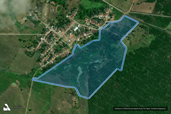 Imagem de satélite de Fazenda Maracangalha - Parcela 1 em São Sebastião do Passé - BA