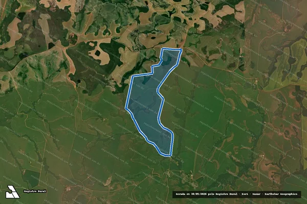 Imagem de satélite de GRANJA ORIENTAL - Parte 1 em Salto do Jacuí - RS