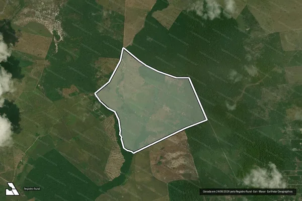 Imagem de satélite de Fazenda Prometida - Parte 1 em Marabá - PA