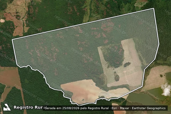 Imagem de satélite de Fazenda São Francisco - FAZENDA ÍNDIO em Terra Nova do Norte - MT