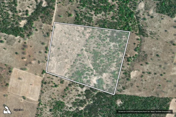Imagem de satélite de P.A. CUIABÁ - Lote 89 em Poço Redondo - SE