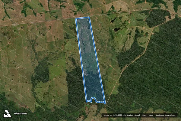 Imagem de satélite de Fazenda Beguan - Parcela 2 em Xapuri - AC