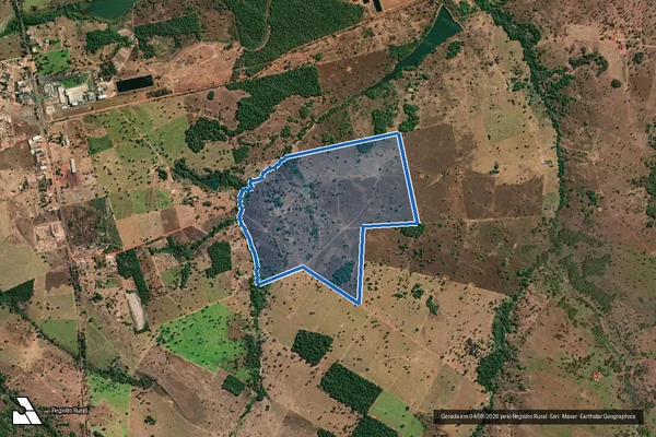 Imagem de satélite de FAZENDA SÃO JOÃO - Parte 1 em Mozarlândia - GO