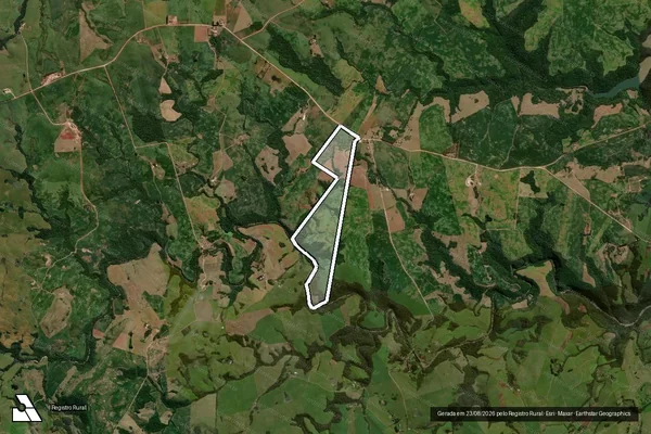 Imagem de satélite de Granja Rincao do Appel - Parcela 1 em Pinhal Grande - RS