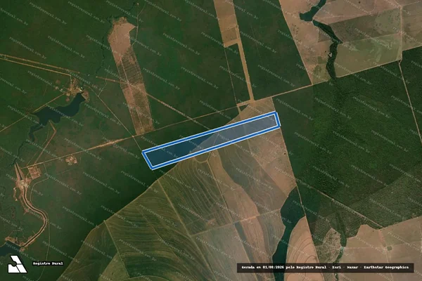 Imagem de satélite de FAZENDA SOBOLESKI em São José do Rio Claro - MT