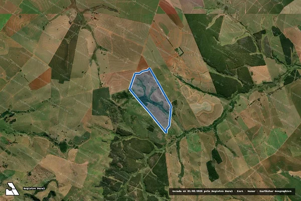 Imagem de satélite de Fazenda São Luiz - Parte 2 em Quintana - SP