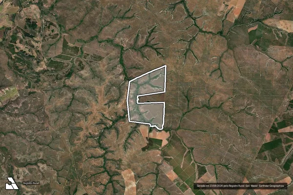Imagem de satélite de FAZENDA CAPÃO DO BARREIRO - Gleba A em Buritizeiro - MG