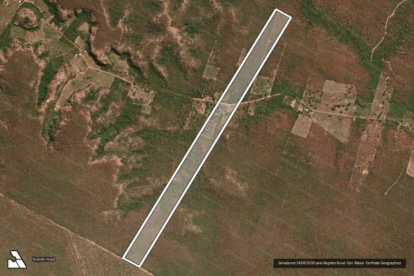 Imagem de satélite de FAZENDA LOBEIRA - Gleba LOTE 17 em Currais - PI