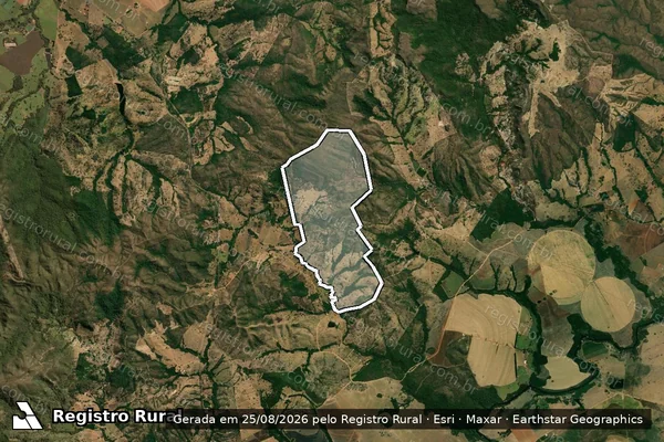 Imagem de satélite de GLEBA D - FAZENDA CAPIM PUBA E FAZENDA PARAISO DA SERRA em Itapuranga - GO