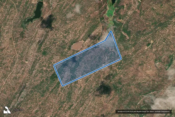 Imagem de satélite de P.A. SÃO VICENTE ? LOTE 44 - LOTE 44 em Várzea - PB