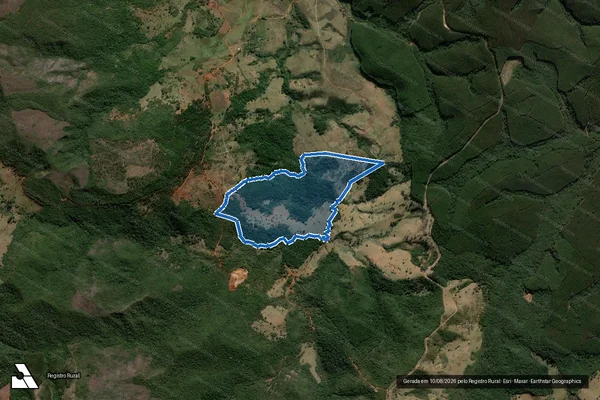 Imagem de satélite de Faia - Faia em Conceição do Mato Dentro - MG