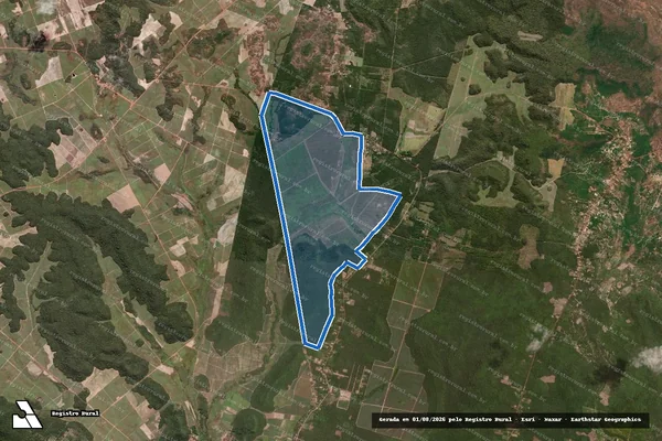 Imagem de satélite de Fazenda Aprazivel em José de Freitas - PI