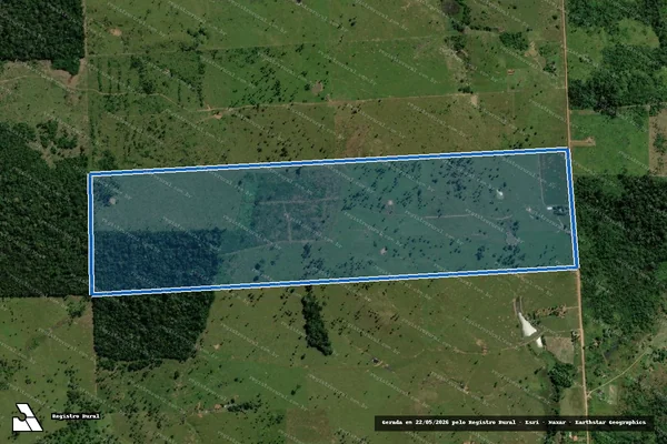 Imagem de satélite de LOTE 16 DA GLEBA 09 GLEBA PRESIDENTE DUTRA - PARTE 1 em Guajará-Mirim - RO