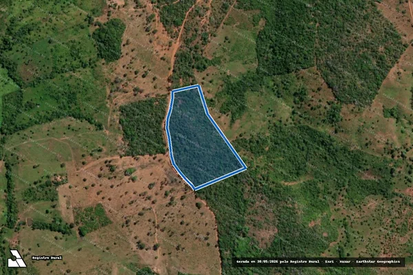Imagem de satélite de Lote 107/11 - GLEBA MAURILÂNDIA - Parte 01 em Itaguatins - TO