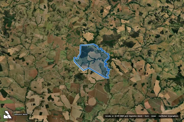 Imagem de satélite de FAZENDA SANTO ANTÔNIO - 001 em Turvânia - GO