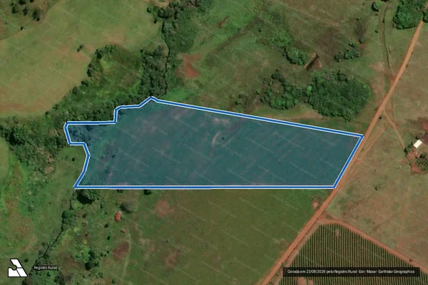 Imagem de satélite de Fazenda Saudade - GLEBA B em São Tomás de Aquino - MG