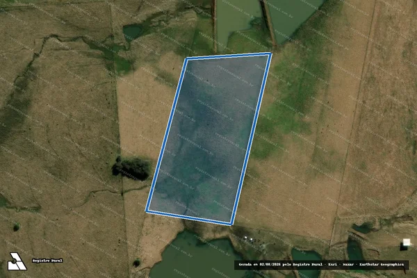 Imagem de satélite de Fazenda São Mateus - Parcela 3 em Alegrete - RS
