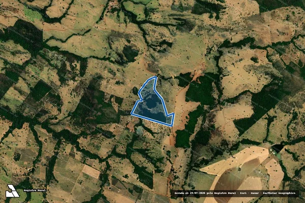 Imagem de satélite de Lote 34-Projeto de Assentamento Paraíso - Lote 34-PA Paraíso em Goiás - GO