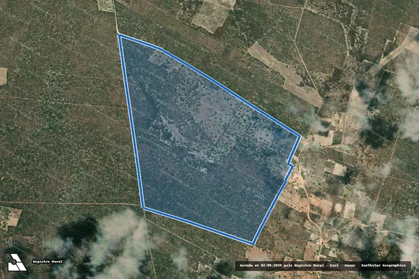 Imagem de satélite de FAZENDA QUEIROZ - Parte 1 em Pedra Preta - RN