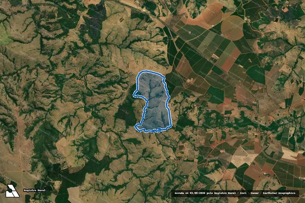 Imagem de satélite de FAZENDA SANTA JULIANA - Parcela 1 em Estrela do Sul - MG