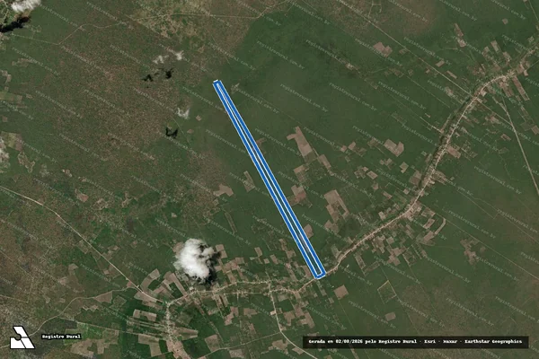 Imagem de satélite de GLEBA BAIXA GRANDE | DATA SÃO DOMINGOS - Parte 1 em São Bernardo - MA