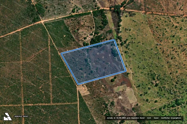 Imagem de satélite de Fazenda Macacos - Gleba II em Luislândia - MG