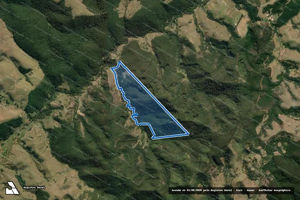 Imagem de satélite de FAZENDA DAS PALMEIRAS - Parcela 1 em Taubaté - SP