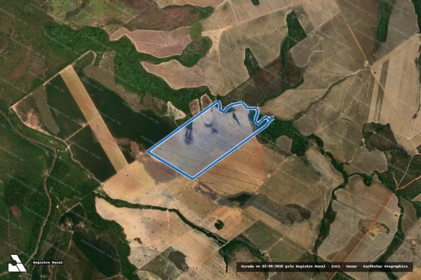 Imagem de satélite de LOTE 28 - PROJETO DE ASSENTAMENTO MARTINS - 001 em Água Boa - MT