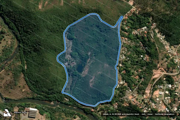 Imagem de satélite de FAZENDA DOS PUGAS - FAZENDA DOS PUGAS  GLEBA 2 em Rio Acima - MG