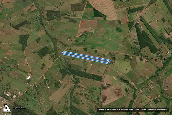 Imagem de satélite de Sítio Santa Maria - Parte 2 em Jales - SP