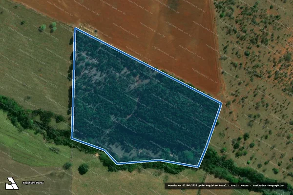 Imagem de satélite de FAZENDA JATAI - Parte 02 em Pompéu - MG